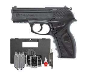 Pistola CO2 R11 (C11) Rossi 6mm + Speedloader + Esfera de Aço + CO2 + Óleo de Silicone + Case Rossi