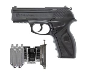 Pistola CO2 R11 (C11) Rossi 6mm + Speedloader 90 Rds NTK + Esfera de Aço + CO2