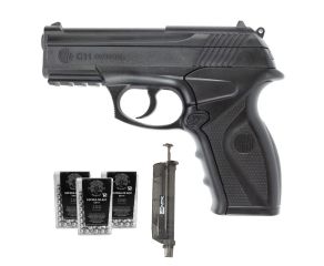 Pistola CO2 R11 (C11) Rossi 6mm + Speedloader 90 Rds NTK + Esfera de Aço