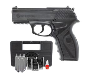 Pistola de Pressão CO2 R11 (C11) Rossi 6mm + Cilindro Co2 + Esfera de Aço 6mm LC + Óleo + Maleta LC