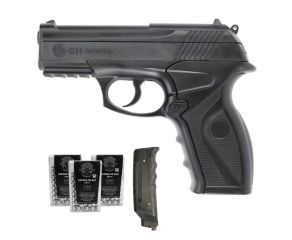 Pistola CO2 R11 (C11) Rossi 6mm + Speedloader 150 Rds + Esfera de Aço