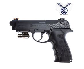 Pistola de Pressao CO2 C12 4.5mm Rossi + Mira Laser Pequena + Alvos