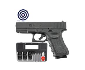Pistola de Pressao CO2 Glock G11 Rossi 6mm + Maleta Rigida + Esfera de Aco + Oleo + CO2 + Alvos
