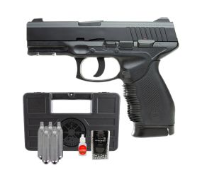 Pistola de Pressão Co2 KWC 24/7 4.5mm + Cilindro Co2 + Esfera de Aço + Óleo + Maleta