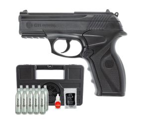 Pistola de Pressão Co2 Rossi C11 4.5mm + Cilindro Co2 Crosman + Esfera de Aço + Óleo + Maleta