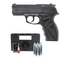 Pistola de Pressão Co2 Rossi R11 (C11) 4.5mm + Cilindro Co2 Gamo + Esfera de aço + Óleo + Maleta