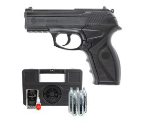 Pistola de Pressão Co2 Rossi C11 4.5mm + Cilindro Co2 Gamo + Esfera de aço + Óleo + Maleta