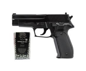 Pistola de Pressão Sig Sauer P226 4.5mm + Esfera de Aço Rossi