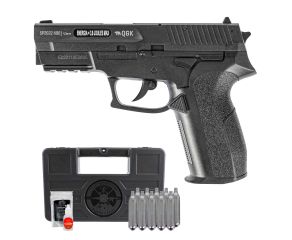 Pistola de Pressão Sig Sauer SP2022 NBB 4.5mm QGK + Maleta + Esfera de Aço + Co2 + Óleo de Silicone