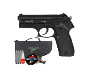 Pistola de Pressão Gamo PT80 Co2 + Kit Recarga