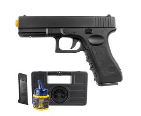 Pistola Airsoft Spring Vigor Glock GK-V20 Full Metal + Kit LC