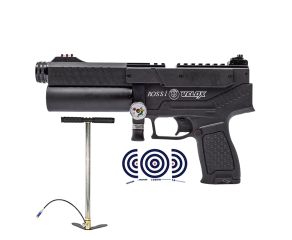 Pistola PCP Hatsan Velox Semi Auto 5.5mm + Bomba Manual PCP + Alvos