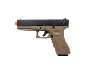 Pistola Airsoft GBB Glock R18 Tan BlowBack Army