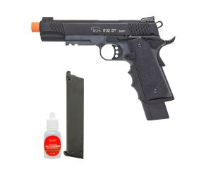 Pistola Airsoft GBB 1911 M.E.U R32 DarkStorm Full Metal Army + Magazine