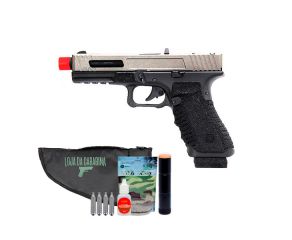 Pistola Airsoft Co2 Glock Secutor Gladius + Kit Completo