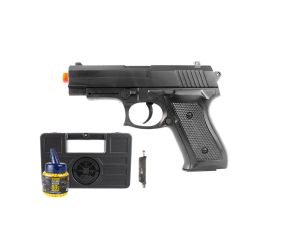 Pistola Airsoft Spring P1918 + Maleta, BBs e Speedloader