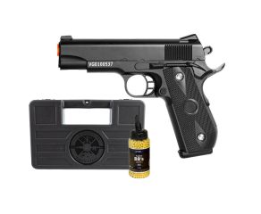 Pistola Airsoft Spring 1911 V9 + Kit