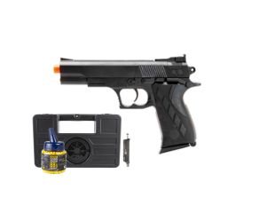 Pistola Airsoft Spring P1911SW + Maleta, BBs e Speedloader