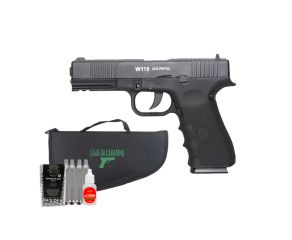 Pistola de Pressão Co2 W119 BlowBack + Kit Recarga