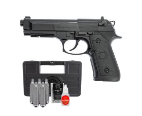 Pistola Co2 GNB Beretta M9 Rossi 6mm + Esfera de Aço + CO2 + Maleta + Óleo