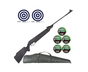 Carabina de Pressao Dione 5G Nitro 5.5mm + Capa Universal + Chumbinhos + Alvos