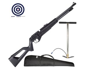 Carabina PCP QGK G850 5.5mm + Bomba Manual PCP + Capa + Alvos