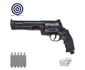 Revolver de Pressao .68 CO2 T4E TR Tornado RAM Umarex Paintball + CO2 + Municao .68 + Alvos