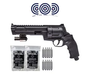Revolver de Pressao .68 CO2 T4E TR Tornado RAM Umarex Paintball + Mira Laser + Municao + CO2 + Alvos