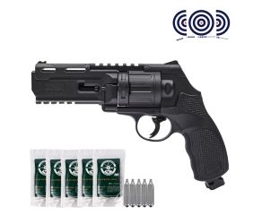 Revolver CO2 T4E TR 50 Gen2 Paintball Ram Umarex + CO2 + Esferas de Aluminio + Alvos