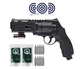 Revolver Co2 T4E TR 50 Gen2 Paintball Ram Umarex + Mira Laser + Esferas + CO2 + Alvos