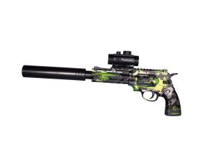 Revólver Elétrico de Gel Orbeez Short Camuflado Verde