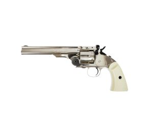 Revólver de Pressão Co2 Schofield Steel Smith Wesson 6" 4.5mm