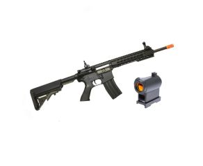 Rifle Airsoft M4A1 CM515 Cyma + Red Dot T1 1x20 Rossi Mira Holográfica 20mm