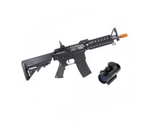 Rifle Airsoft M4A1 CQB RAS CM505 Cyma + Red Dot T1 1x35 Thunder Outdoors