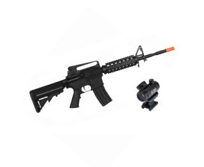 Rifle Airsoft M4A1 Ris CM507 Cyma + Red Dot T4 1x22 Thunder Outdoors