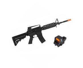 Rifle Airsoft M4A1 Ris CM507 Cyma + Red Dot Z4 1x28x40 Thunder Outdoors