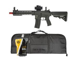 Rifle Airsoft Rossi AR15 Neptune 10" Short + Red Dot T1 1x35 Thunder Outdoors + Capa LC + BB's Rossi