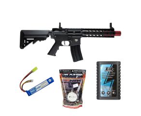 Rifle Airsoft M4 TAG SPECNA ARMS Delta + Bateria Lipo + Carregador Bateria LIPO + Airsoft BBs 0 25g