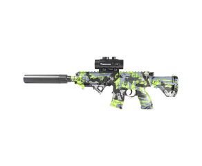 Rifle M416 Elétrico de GEL Orbeez Camuflado Verde + 20.000 Orbeez