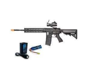 Airsoft CM16 G&G R8 L + Bateria Lipo e Carregador