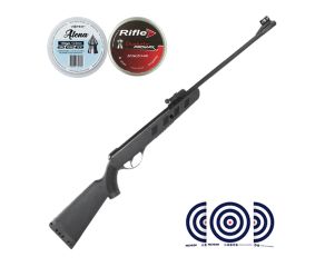 Carabina de Pressao Scorpion 5 5mm TAG + Chumbos Votex Atena + Chumbos Rifle Promax + Alvos