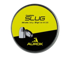 Chumbinho Aurok Slug 25gr 5.5mm 250 Un