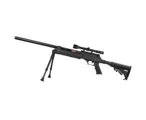 Airsoft Sniper SR 378SD + Bipé e Luneta JG