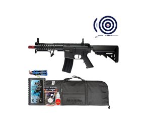 Rifle Airsoft M4 TAG SPECNA ARMS Ghost + Bateria +  Carregador + BBs + Capa Universal + Óleo + Alvos