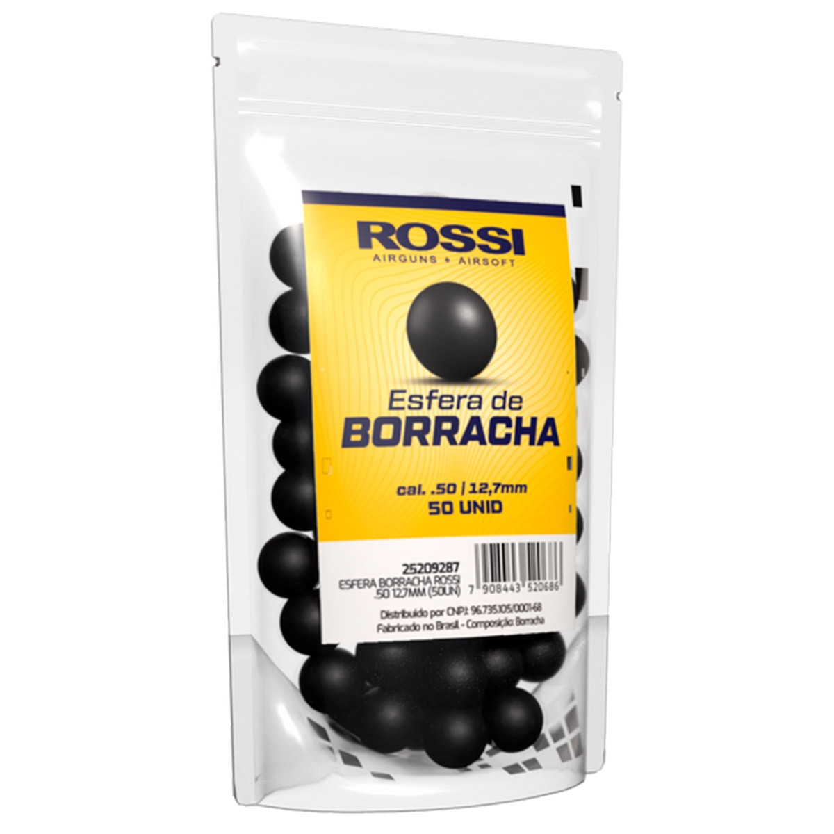 Esfera de Borracha .50 (12.7mm) Rossi 50 Un