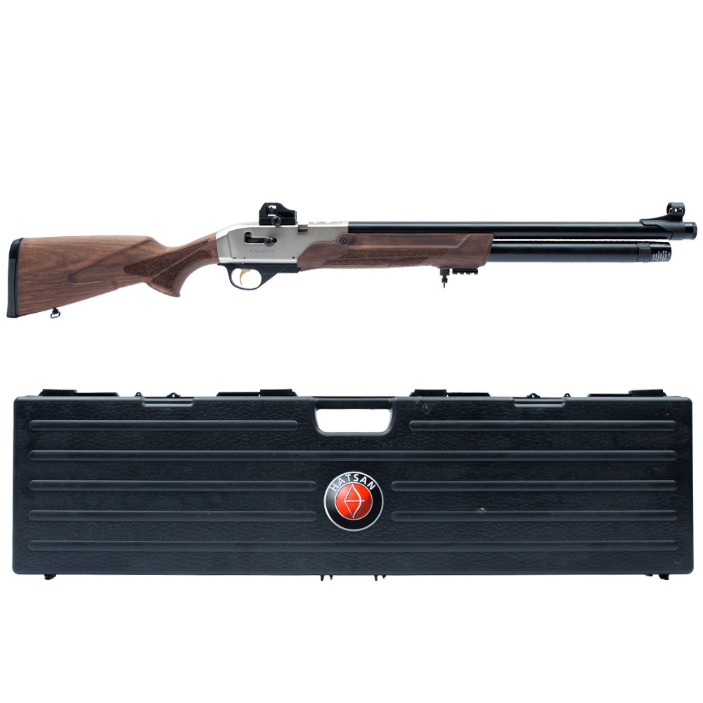 Carabina PCP Hatsan Galatian 5 Semi Auto Wood 6.35mm (.25) Big Bore
