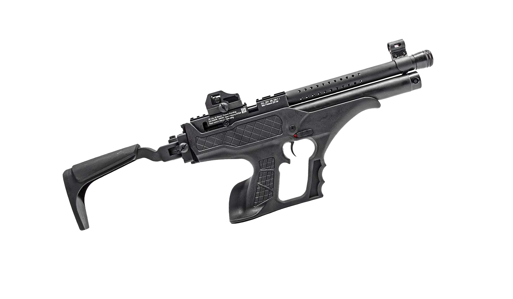 Pistola PCP Hatsan Sortie Semi Auto 6.35mm (.25) Big Bore