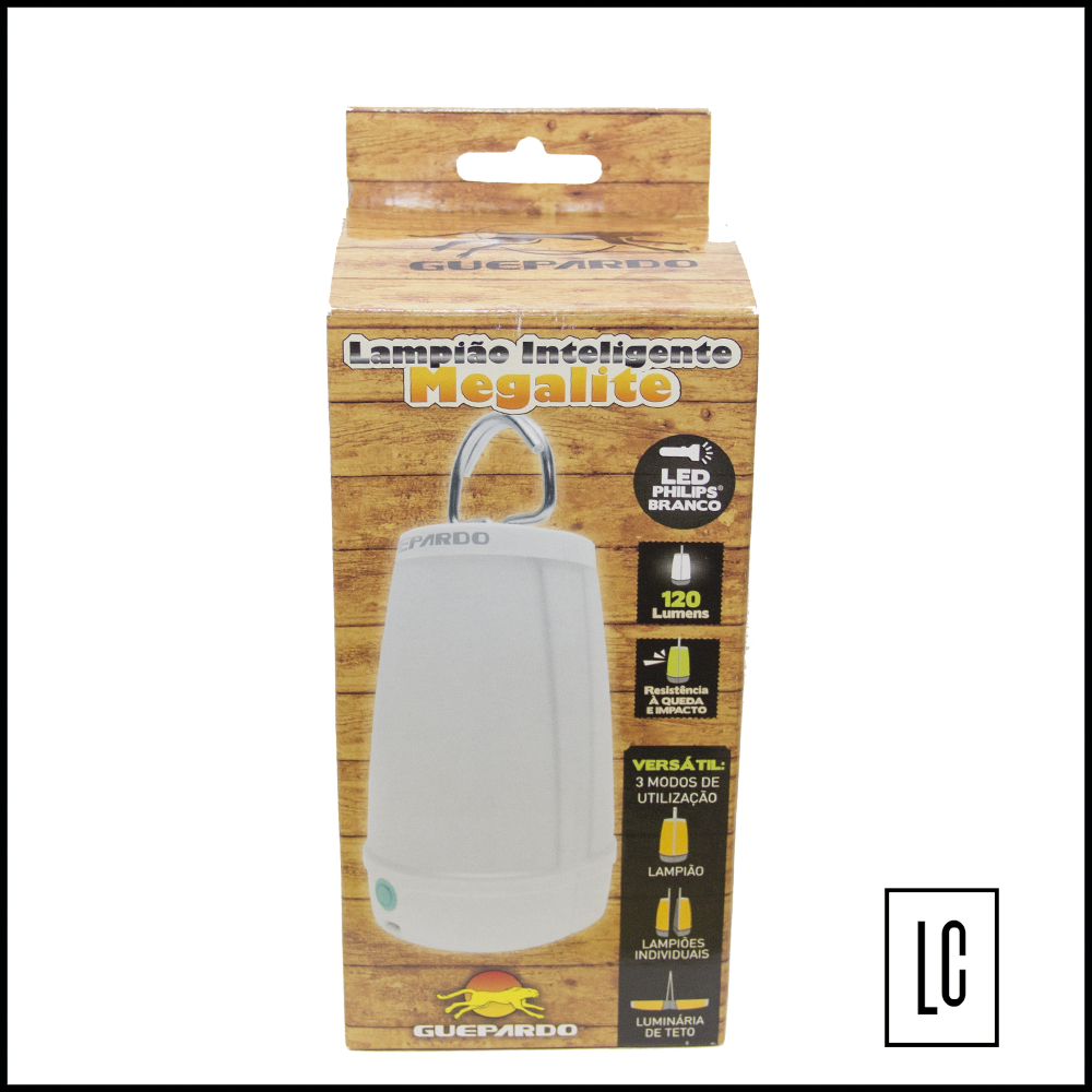 Lampião-Inteligente-Megalite-Guepardo-Loja-da-Carabina