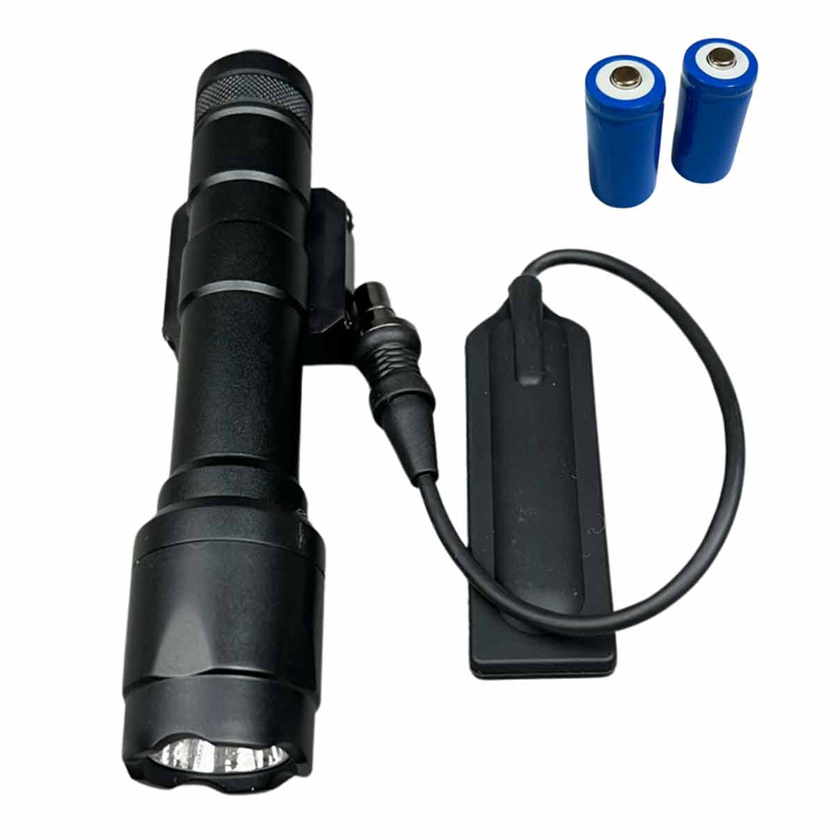 Lanterna M600 Simples Preta Polimero C/ Acionador