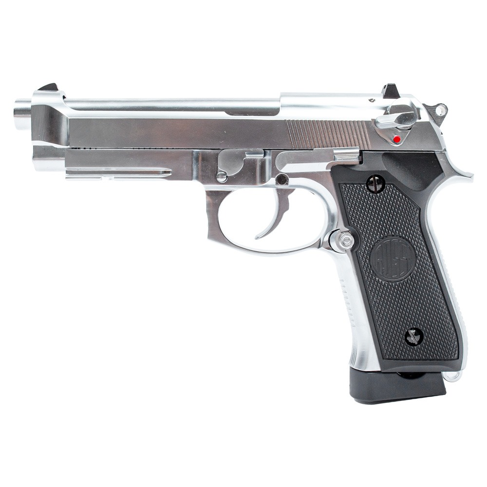 Pistola de Pressão Co2 Rossi Beretta M92 Silver Full Metal 4.5mm